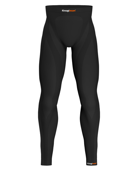 Knap'man Herren Kompression Tights 45% Schwarz