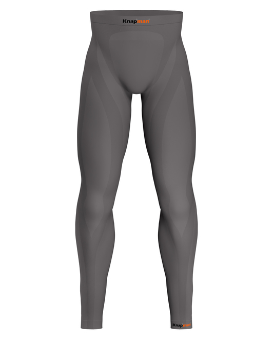 Knap'man Herren Kompression Tights 45% Grau