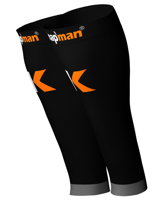 Knap'man Herren Active Strong Kompressions Calf Sleeves schwarz