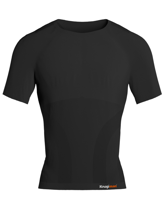 Knapman Pro Performance Baselayer Shirt Short Sleeve Schwarz