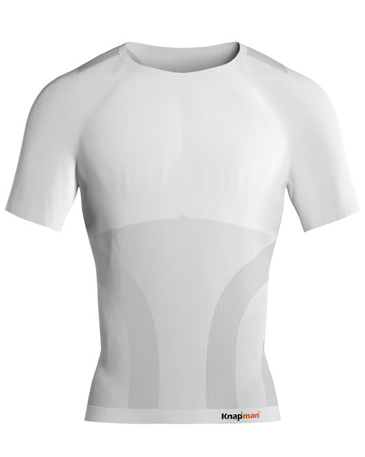 Knapman Pro Performance Baselayer Shirt Short Sleeve Weiß