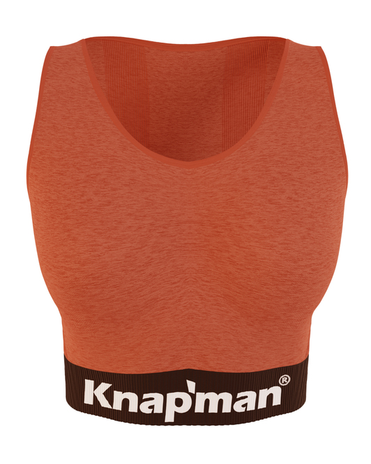 Knap'man FitForm Kompressions Sporttop | Orange Melange