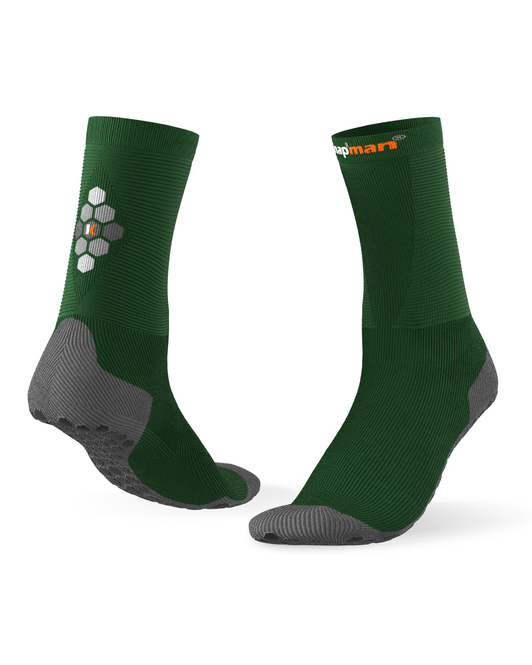 Knap'man HexGrip Sport Socks - Mid length - Grün
