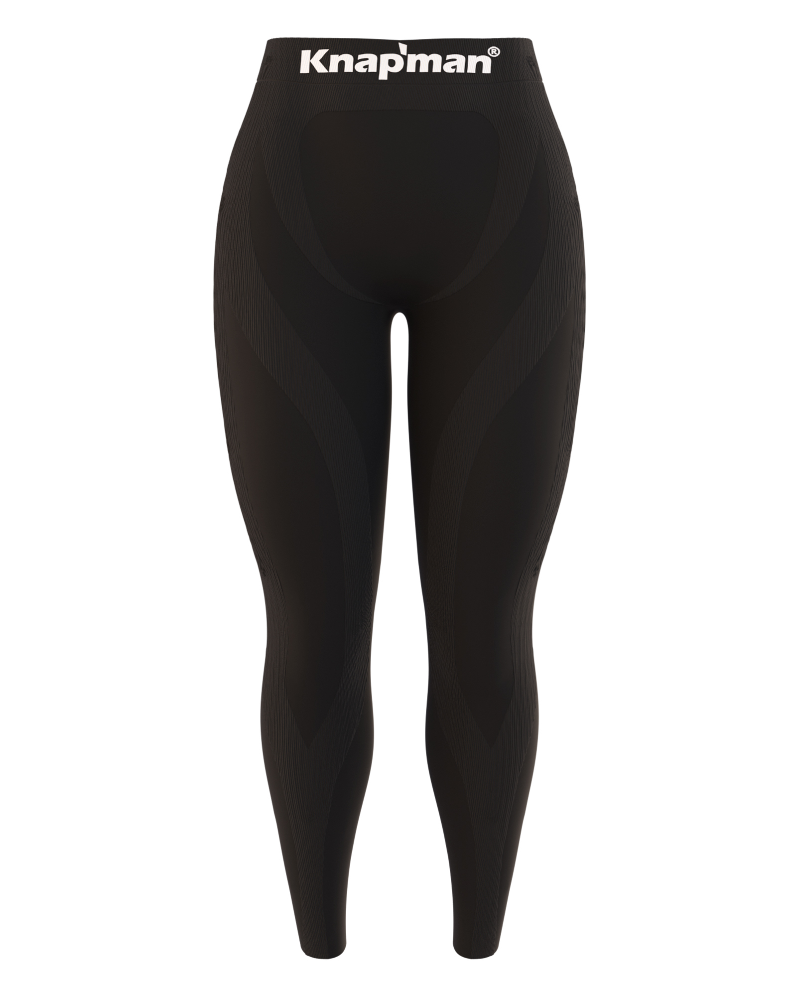 Knap'man FitForm Kompressions Sportlegging | Schwarz