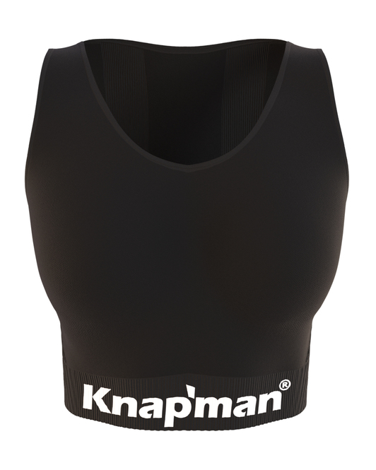 Knap'man FitForm Kompressions Sporttop | Schwarz