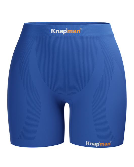 Knapman MIDI Damen Zoned Compression Shorts 45% Royal Blue